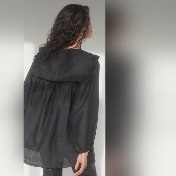 Aritzia Wilfred Splendour blouse size M new no tags - Picture 4 of 13